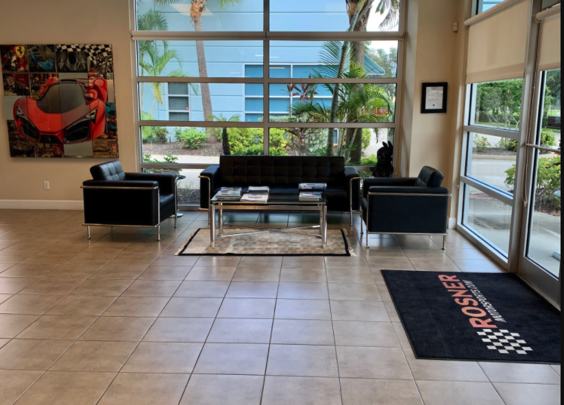 Luxury car dealership 