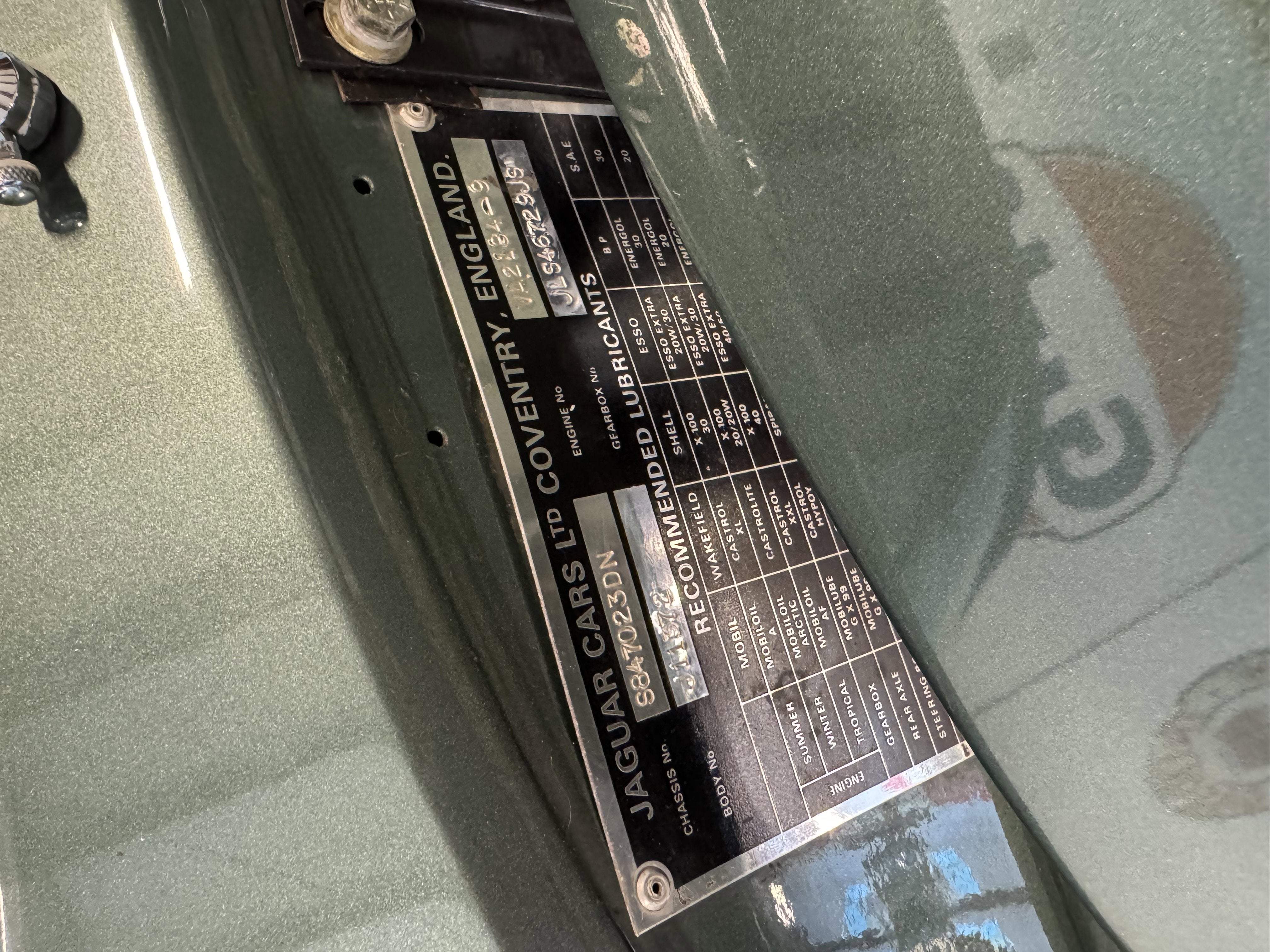 1961 Jaguar xk 150 fhc