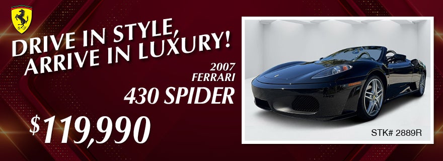 2007 FERRARI 430 SPIDER