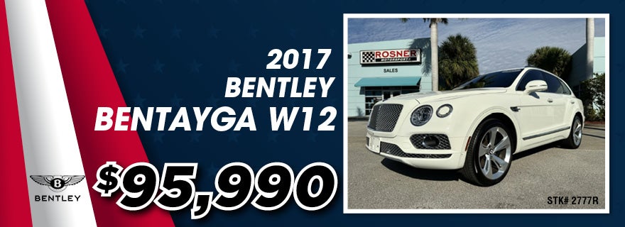 2017 BENTLEY BENTAYGA W12